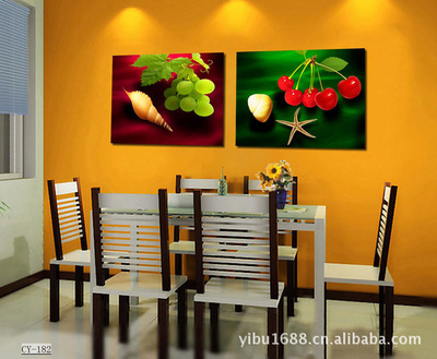 义乌易卜工艺品厂 高档无框画免费加盟，优质水果装饰画助力零售新篇章